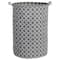 DII® Round Lattice PE-Coated Cotton Polyester Laundry Hamper